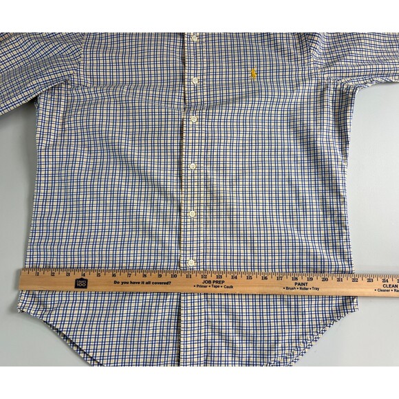 Ralph Lauren Men's Classic Fit Long Sleeve Button Down Shirt Plaid Size M - Picture 9 of 11